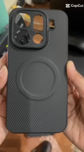 OPPO FIND X9 / X9 PRO SOFTCASE SILIKON KULIT HITAM MOTIF CARBON RING MAGSAVE MAGNETIC WIRELESS CASING