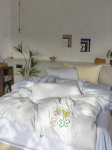 Antibacterial Deodorant Pet-friendly Pure Cotton Bed Set