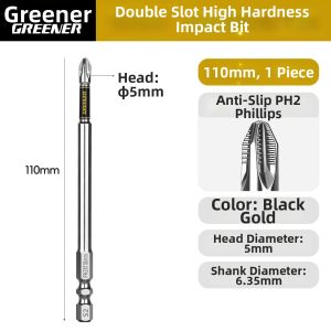 Anti-Slip High Hardness Magnetic Screwdriver Bits