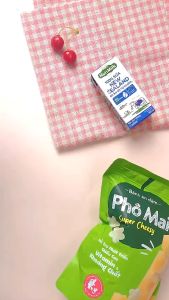 Bánh ăn dặm cho bé Mămmy vị rau củ phô mai trái cây cá tuyết sữa chua giòn tan vừa tay bé gói 25g