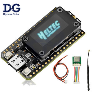 diymore | New LoRa 32 V4 Meshtastic GPS ESP32 SX1262 0.96inch OLED Solar Powered Development board Mesh Network WiFi LoRa BLE Low Power