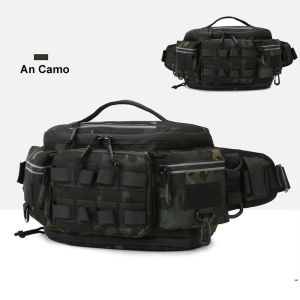 Tactical Fishing Lure Waist Bag Chest Travel Backpckpack For Men Cycling Hiking Outdoor Sport Crossbody Molle Belt Hiking Bags