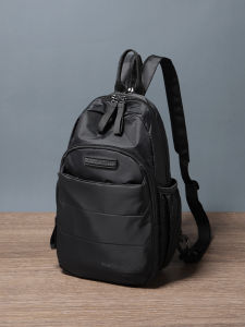 Volunteer | Large Capacity Outdoor Short Trip Backpack Waterproof Computer Bag For Men And Women Modern Neutral Style Oxford Cloth Material