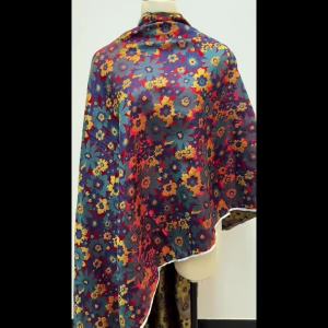 Pre-cut Colorful Floral Woven Jacquard Fabric Polyester Upholstery Religious Brocade for DIY Dress Pillow Historical Costumes