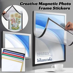 Japanese Creative Magnetic Photo Frame Stickers Self-Adhesive Frames Sticker Magnetic Photo Frame Wall Sticker Display Card
