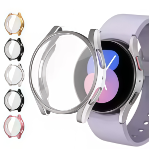 Case for Samsung Galaxy Watch 4 5 6 7 40mm 44mm Protector Cover Coverage soft TPU Bumper Screen Protective Full Accessories