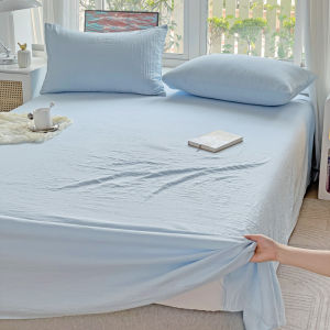 Ultra-Soft Pure Color Cotton Bed Sheet Single Piece Polyester Fabric for Dormitory Bedding Kasno Brand Three-Piece Set