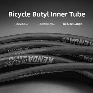 Kenda Road Bicycle Inner Tube 700X23C Tire Accessories for Fixed Gear Bikes American And French Valve Bicycle Riding Equipment