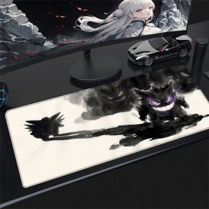 Bandai | P-Pokemon Gengar Large Mouse Pad Extended Gaming Desk Mat Big Anti-Slip Keyboard Pad for Computer Laptop Gamer