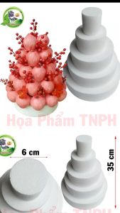 Cốt Xốp 5 Tầng Xếp Tháp Trái Cây Trang Trí Lễ Cưới Ăn Hỏi Trang Trí Mâm Hoa Quả Thích Hợp Bày Đồ Lễ Dâng Cúng Chùa Tứ Phủ Làm Đồ Thủ Công