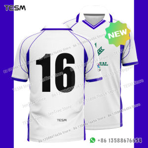 TESM Summer POLO Shirt Men Summer Sports V-neck T-shirt Street Trendy Short Sleeve 3D HD Print T-shirt