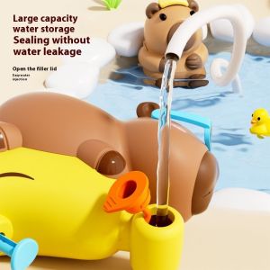 YADOU Durable Plastic Capibara Water Gun - Great for Small Hands Suitable for Ages 4-6 Enjoyable for Outdoor Activities and Games