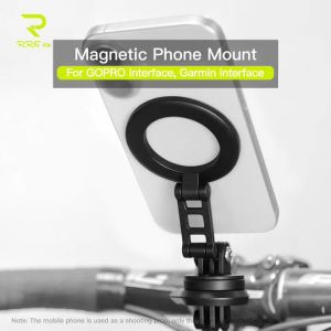 RRSKIT Bike Magnetic Phone Holder Only For Indoor Bike Trainer Bike Computer Phone Dual Use Mount For GoPro & Garmin Interfaces