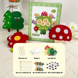 Bộ dụng cụ may vá thủ công rèn tính tập trung kiên nhẫn cho bé