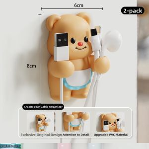 RUIDEDAN | Cute Cartoon Desktop Cable Organizer