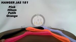 Hanger Jas Besar 181 Warna isi 6 Pcs / Gantungan Baju Dewasa