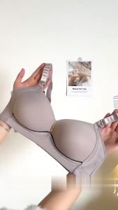 Bra For Women Plus Size BC Cup 36-46 Ice Silk Full Cup Thin Sponge Baju Dalam Wanita Tanpa Besi Kain Sejuk