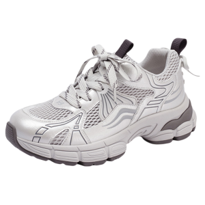 Josiny | Thick Sole Dad Shoes Women Breathable Anti-Slip Height Increasing Casual Shoes