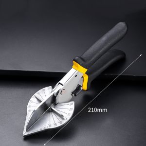 Sharp Multi Angle Miter Shear Cutter Adjustable at 45 To 135 Degree With Safety Lock Hand Tools for Cutting Plastic PVC Trim