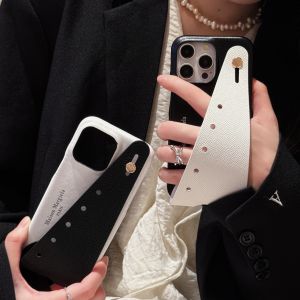 เคสโทรศัพท์มือถือหนัง Magilla แบบใหม่ พร้อมสายรัดข้อมือ ป้องกันการตกหล่น ดีไซน์เรียบง่าย สำหรับ Apple 16promax 15pro 14promax 13/14