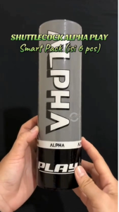ALPHA PLAY 3in1 Smart Pack Shuttlecock Kok Bulutangkis Original Isi 6