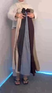 Rok Panjang Span Formal Casual Twill Combed stretch Rempel Belakang Wanita Kerja Kantor Premium