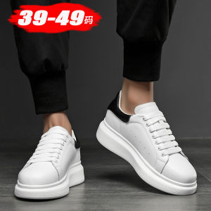 Large Size 49 Mens White Shoes 45 McQueen New Casual Board Shoes 46 Extra Wide 47 Genuine Leather Mens Shoes 48 Trendy