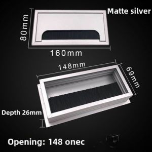 Office Desk Accessories Plastic Stitching Box Computer Desk Cable Grommet Sealing Decoration Junction Box 50 Cable Box round 60mm