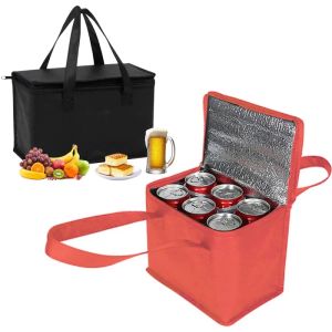 Portable Lunch Cooler Bag Folding Insulation Picnic Ice Pack Food Thermal Bag Drink Carrier Insulated Bags Beer Delivery Bag ﻿