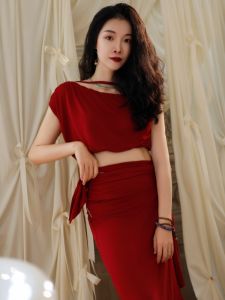 Váy Tập Khiêu Vũ Bụng Modal Mới Của Jixiaobai Váy Khiêu Vũ Bụng Phong Cách Đông Phương Váy Khiêu Vũ Bụng Cho Nữ