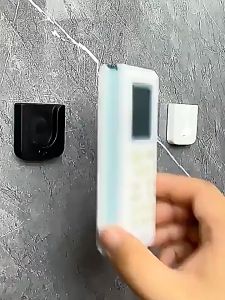 2set Remote Organizer Remote TV AC Magnetic Hook Kait Magnet Tempel Dinding Untuk Remote AC TV