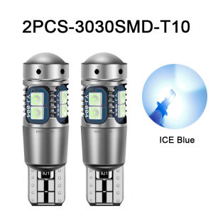 2Pcs Super Brigh T10 W5W 168 192 Led Tail Light White 3030 10SMD 12V Car Led Auto Lamp CANBUS NO Error Car Marker Parking Bulb