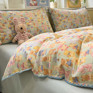 Double Layered Cotton With Scallop Edge Bed Sheet Set