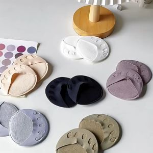 แผ่นรองจมูกเท้า รองปลายเท้า ถุงเท้าครึ่งเท้า สวมนิ้วเท้า กันลื่น ซับเหงื่อน กันกลิ่น SK07