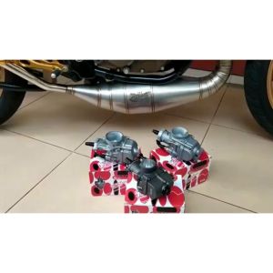 Karburator Karbu Carburator PWK 28 Panom Black Series Karbu PWK28 28mm Panom Hitam New Cnc Sparepart Mesin Tenaga Universal Semua Motor