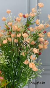 Acc Biji Baby Breath Daun Artificial / Daun Dekorasi / Daun Plastik / Daun Pernikahan/Daun Variasi