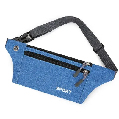 Unisex Outdoor Sports Waist Bag Large Capacity Mobile Phone Crossbody Chest Bag Money Belt Fitness Running Hiking Camping