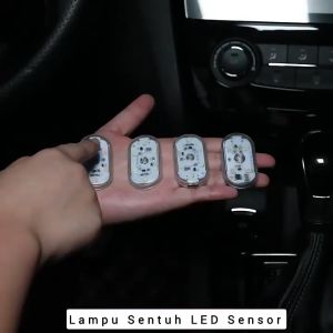 Lampu Sensor LED Sentuh & Lampu Hias Interior Mobil Tempel HM072