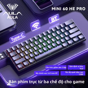 AULA | Bàn Phím Chơi Game Cao Cấp Trục Từ Ba Chế Độ