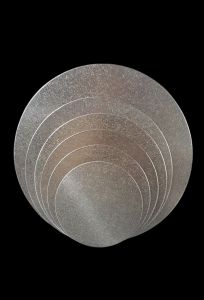 12 inches CAKE BOARD SILVER MATIGAS (2.5mm THICKNESS)