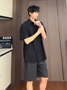 Cleanfit Pure Black Ice Silk Short Sleeve Mens Shirt: A Comprehensive Guide