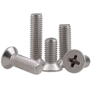 BAIRUITE | Flat Head Stainless Steel Screws M2 M3 M4-M8