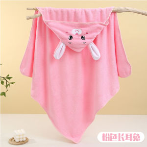 ผ้าห่มอาบน้ำเด็กแบบมีฮู้ดซึมน้ำได้ดี ผ้าห่มอุ้มน้องใหม่ ผ้าห่มสำหรับเด็ก สวมใส่สบาย ผ้าขนหนูสำหรับเด็ก ผ้าห่มสำหรับเด็ก