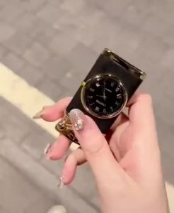 Rocker arm watch lighter  windproof inflatable with dial a high-grade and personalized lighter for men