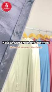 Mukena Dewasa Katun Rayon Renda Ryn Rayyan Bahan Rayon Twill Polos Lina Madina Mukena Super Jumbo Cantik Mewah Nyaman Variasi - XELLEA