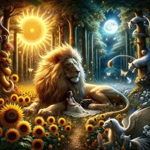 KAYOU | Paint By Numbers for Adults Lion Tiger Fantasy Coloring By Numbers Animal Europe Decorative for Home Gift Art