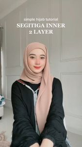 hijab segitiga inner instant 2layer pollycotton segiempat inner