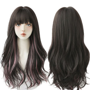 Tóc Giả 7JHH Tóc Nối Tóc Thật Tóc Giả Màu Đen Xoăn Dài Có Thể Giặt Được Tóc Giả Nhuộm Hai Mái Màu Vàng Tóc Giả Tổng Hợp Chịu Nhiệt Tóc Giả Tự Nhiên Chân Thật Cho Nữ - Lazada