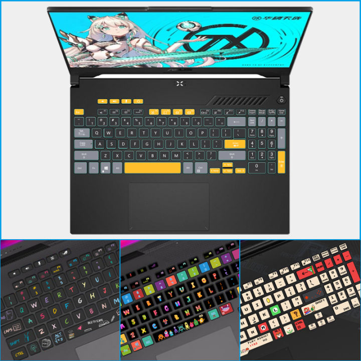 Asus TUF Gaming Keyboard Stickers Anti-wear Large Size Matte Non-fading ...