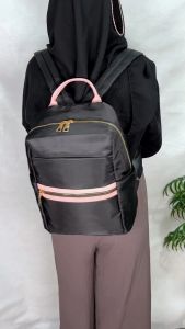 Peonia PNA SOOYUN Water Resistant Ransel Tas Wanita Punggung Kantor Kerja Sekolah Kuliah Outdoor Trendy Fashion Style Travel Casual Backpack Anak Remaja Perempuan Selempang Cewek Bag